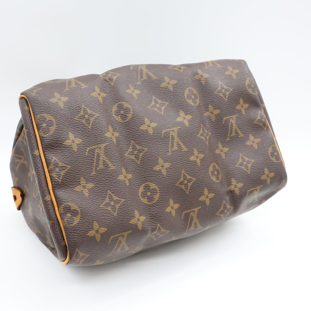 Louis Vuitton Vintage Brown Monogram Speedy 25 Handbag
