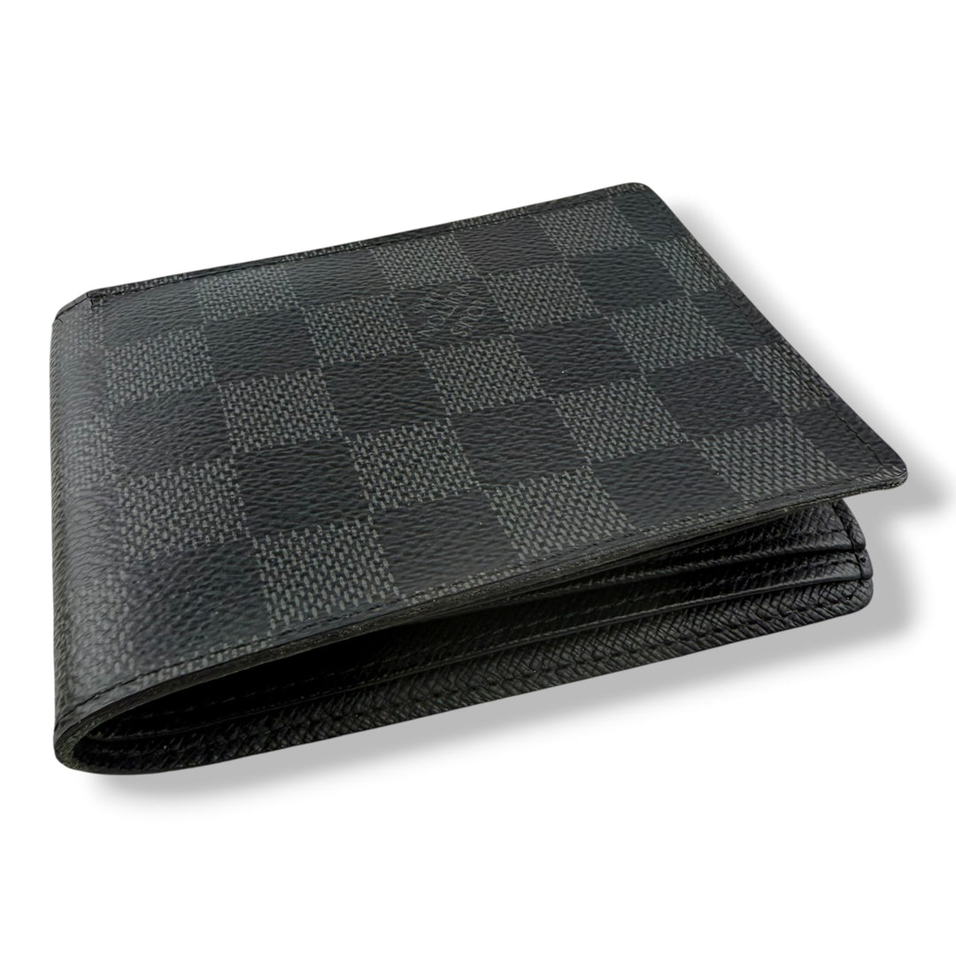 Louis Vuitton Vintage Bifold Damier Graphite Wallet