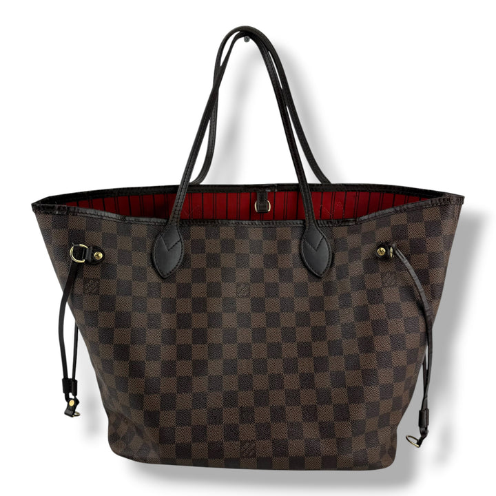 Louis Vuitton Brown Damier Neverfull MM Handbag