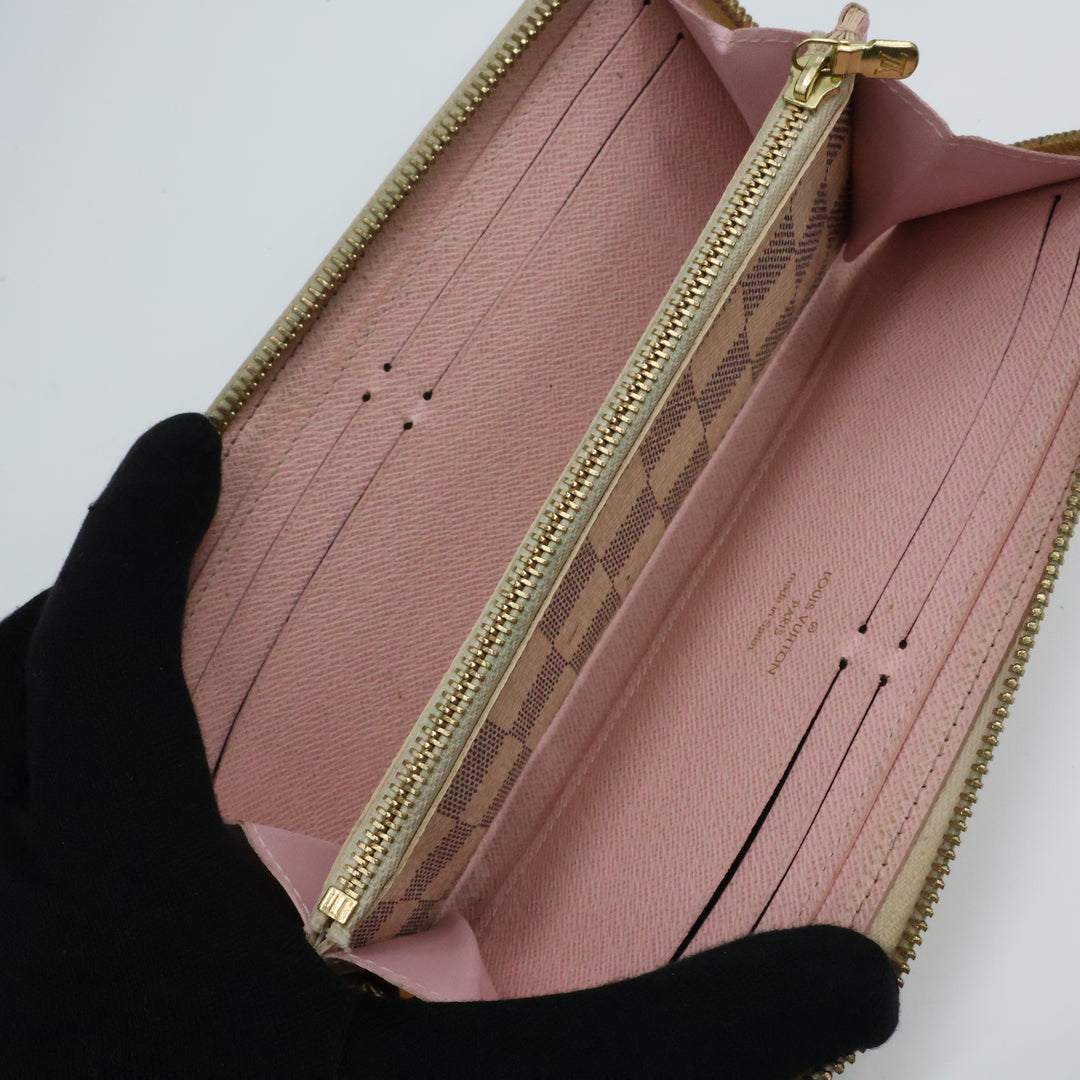 Louis Vuitton Clemence Damier Azur Femme Wallet