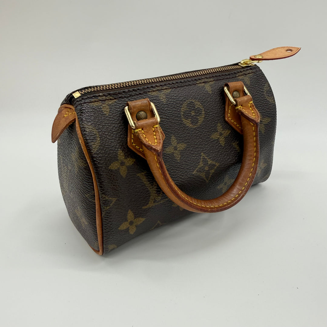 Louis Vuitton Nano Speedy Brown Monogram Handbag