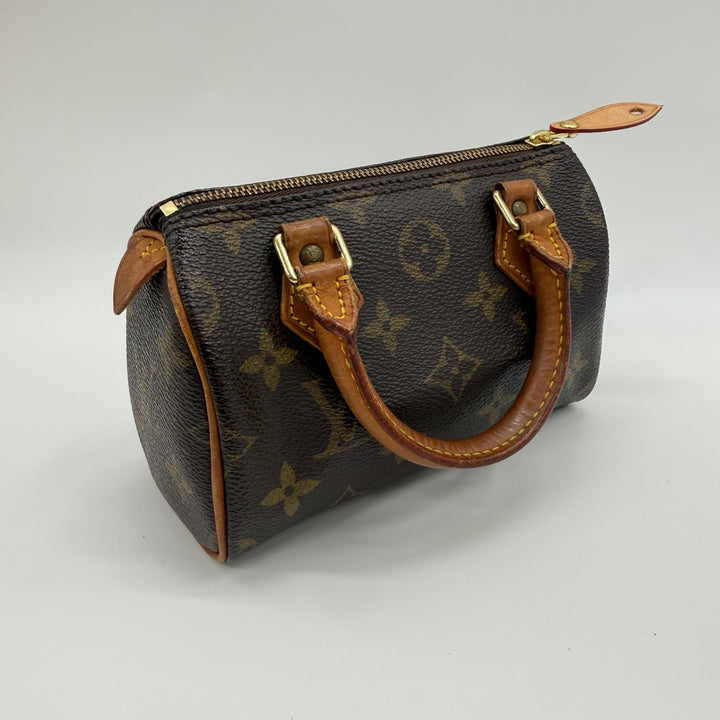 Louis Vuitton Nano Speedy Brown Monogram Handbag