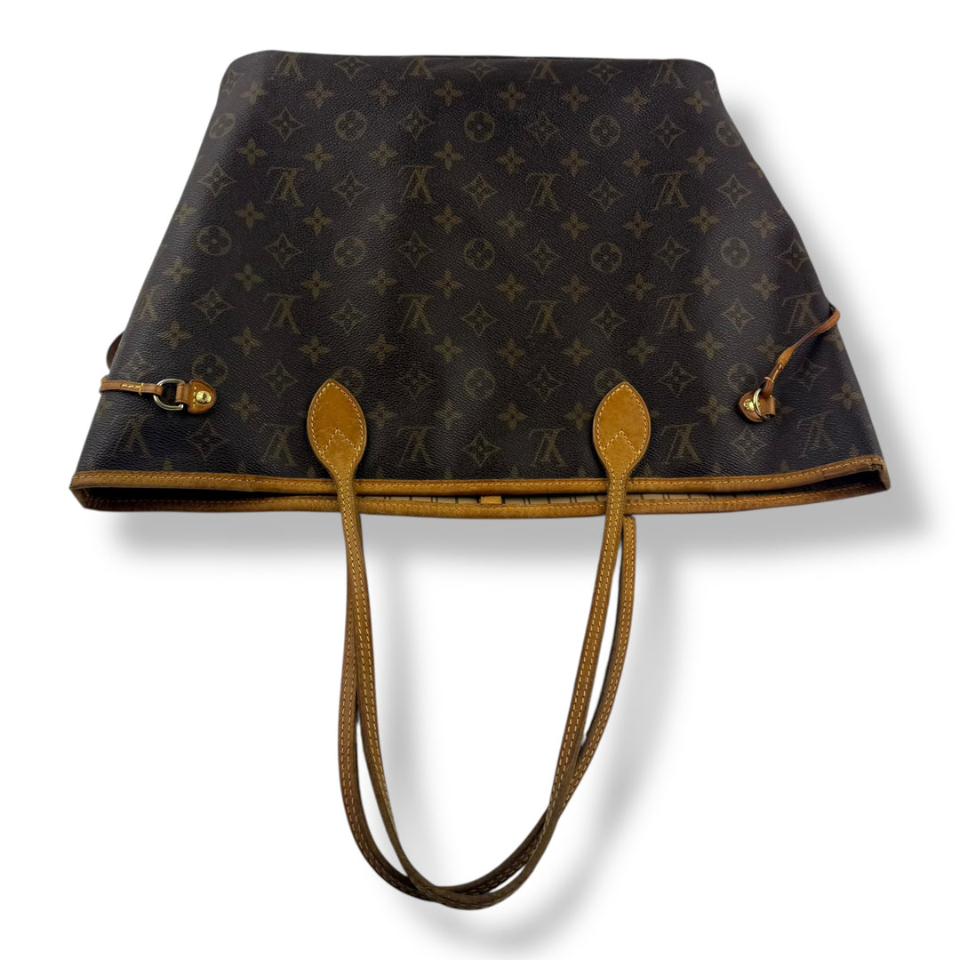 Louis Vuitton Brown Monogram Neverfull MM Handbag