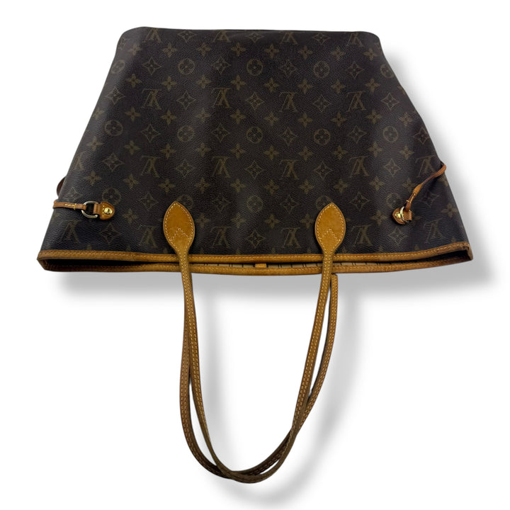 Louis Vuitton Brown Monogram Neverfull MM Handbag