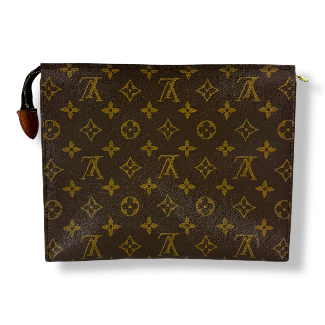 Louis Vuitton Brown Monogram Toiletry Pouch 26 Bag
