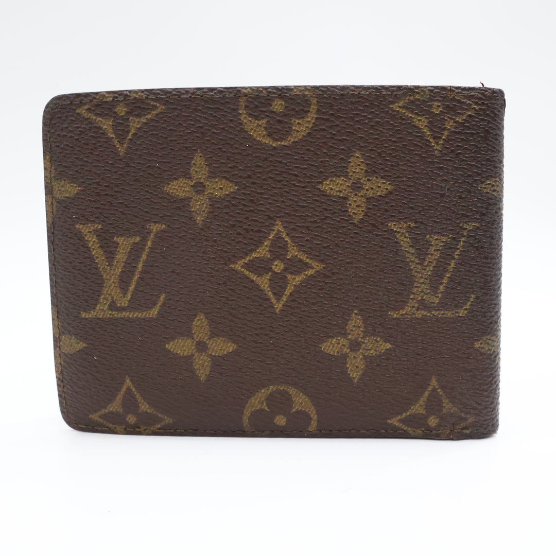 Louis Vuitton Vintage Bifold Brown Monogram Wallet