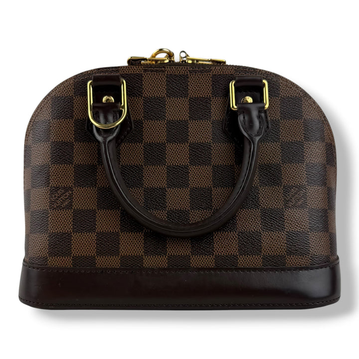 Louis Vuitton Brown Damier Ebene Alma BB Handbag