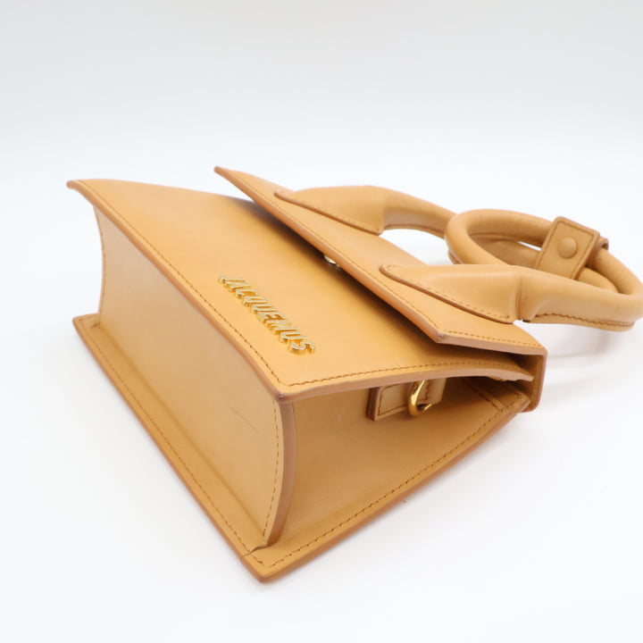 Jacquemus Le Chiquito Noeud Tan Crossbody Handbag