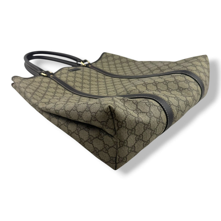 Gucci GG Supreme Joy Beige Tote Handbag