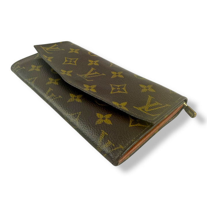 Louis Vuitton Vintage Brown Monogram Long Femme Wallet