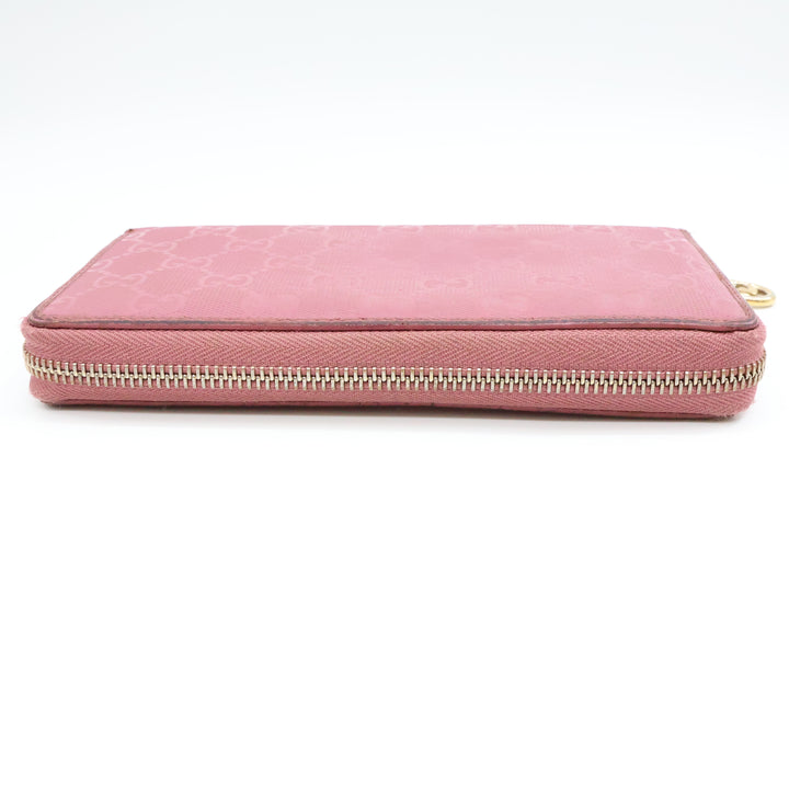 Gucci Guccissima Pink Zippy Purse