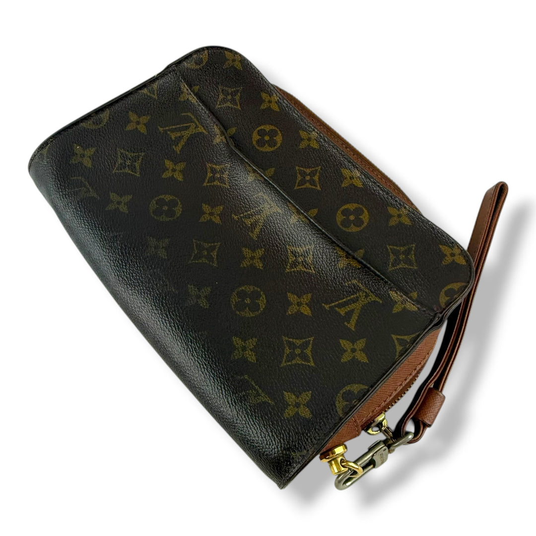 Louis Vuitton Brown Monogram Orsay Clutch Bag