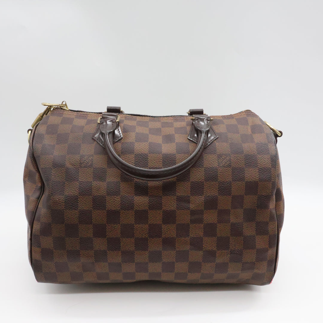 Louis Vuitton Speedy 30 Brown Damier Handbag