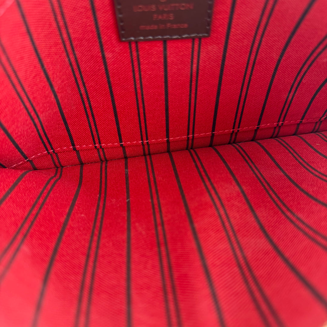 Louis Vuitton Damier Ebene Neverfull MM Clutch Pouch