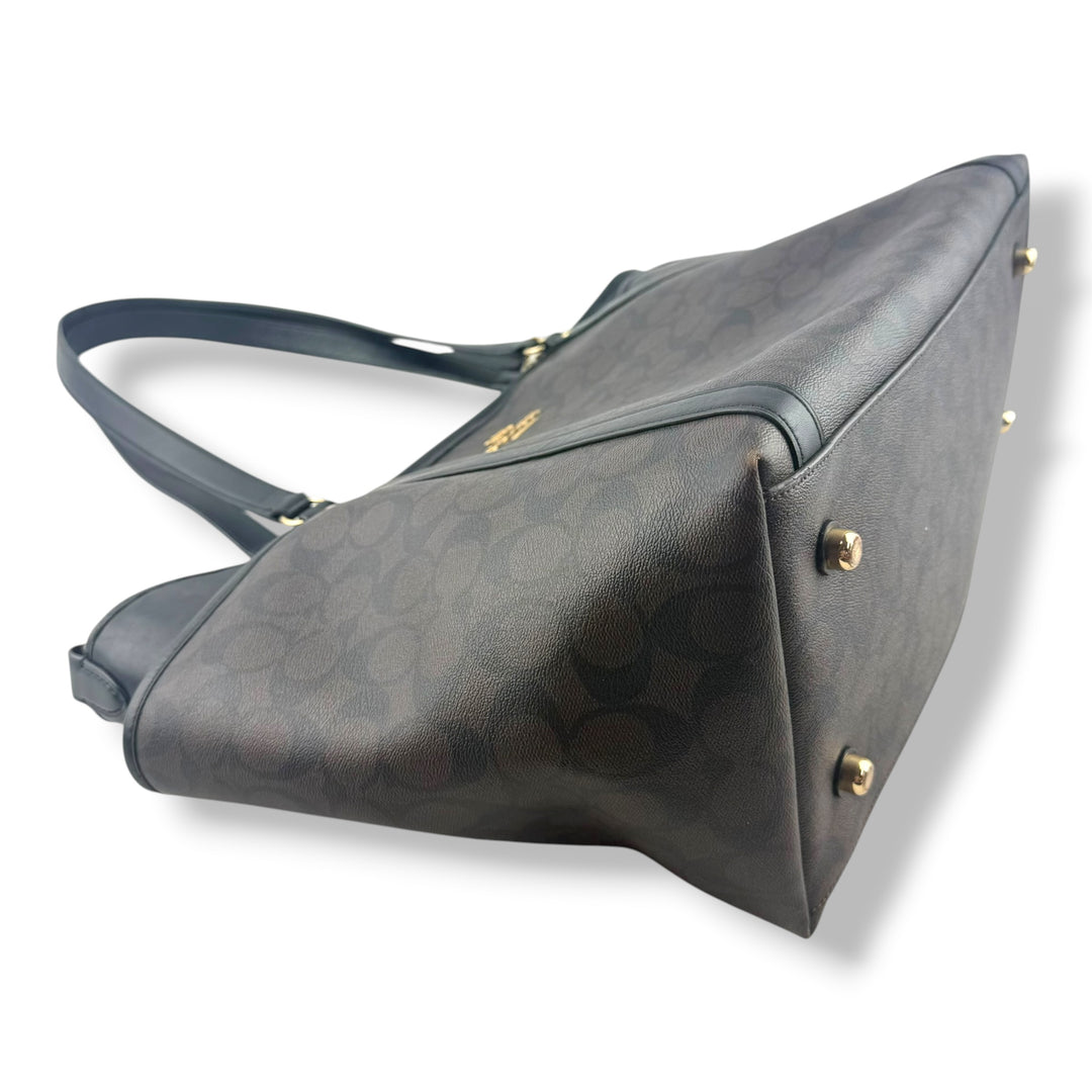 Coach Signature Baby Changing Brown Handbag