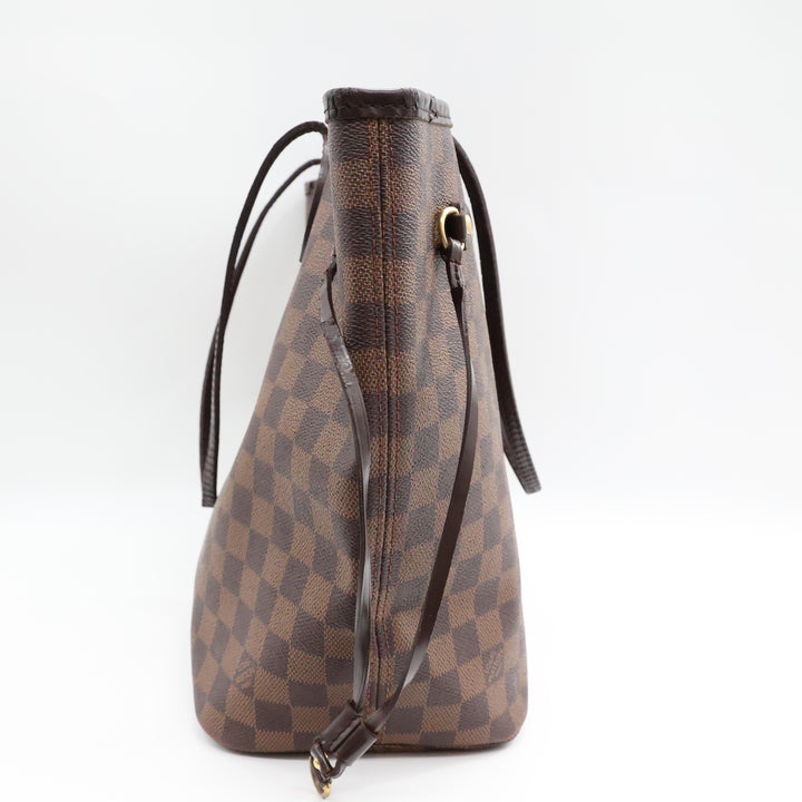 Louis Vuitton Brown Damier Neverfull MM Handbag
