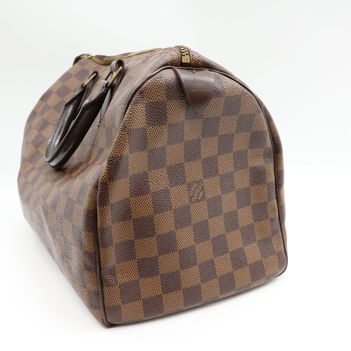 Louis Vuitton Speedy 30 Brown Damier Ebene Handbag