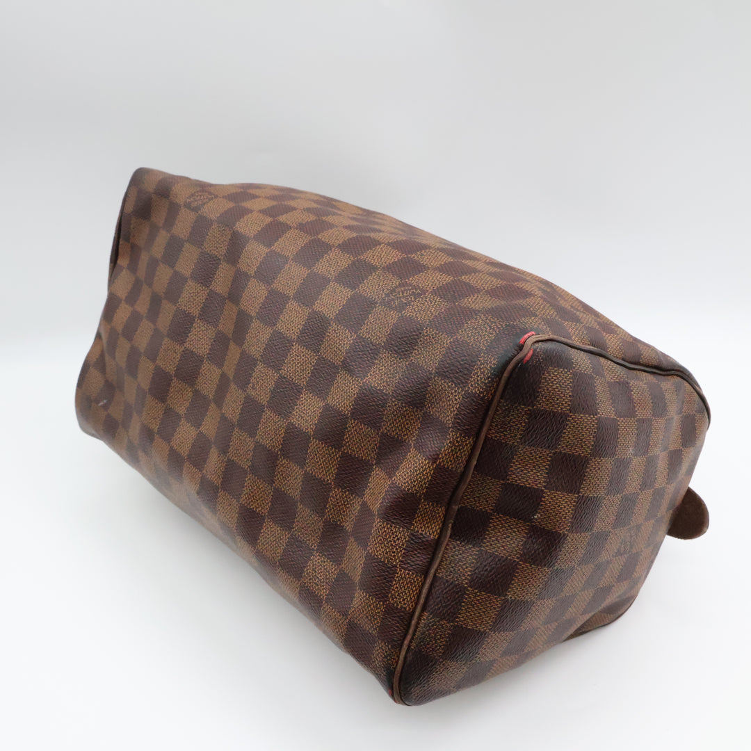 Louis Vuitton Speedy 30 Brown Damier Ebene Handbag