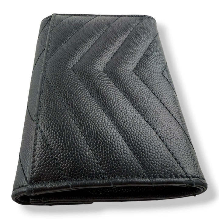 Saint Laurent Small Leather Black Purse