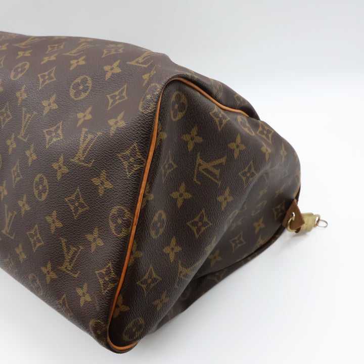 Louis Vuitton Brown Monogram Speedy 40 Handbag