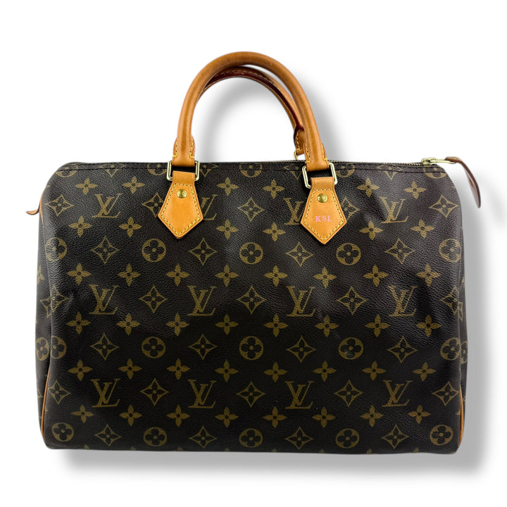 Louis Vuitton Speedy 35 Brown Monogram Handbag