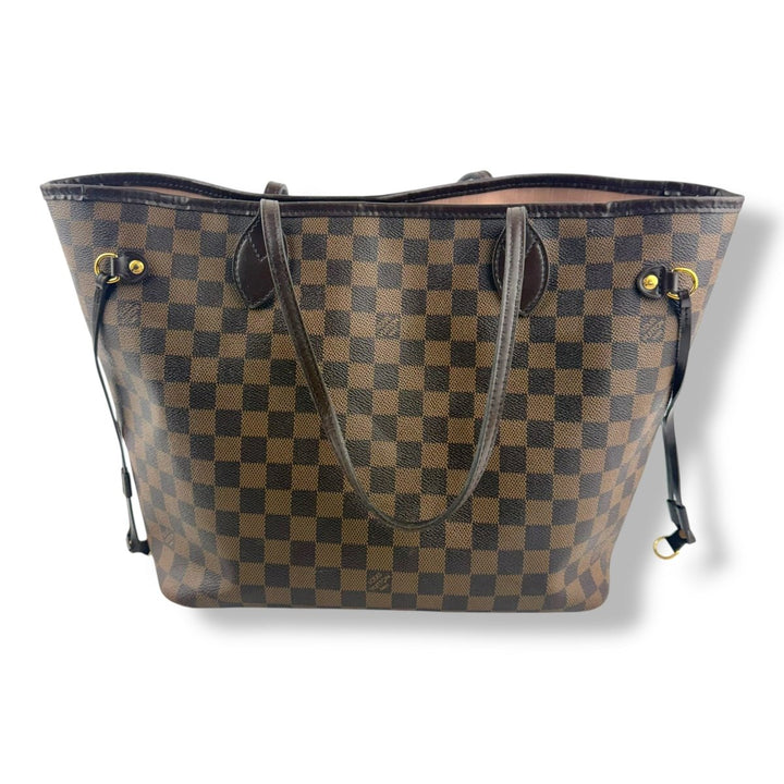 Louis Vuitton Brown Damier Neverfull MM Handbag