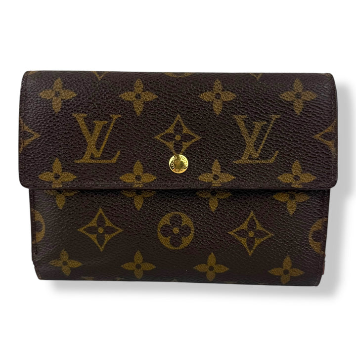 Louis Vuitton Trifold Brown Monogram International Femme Wallet
