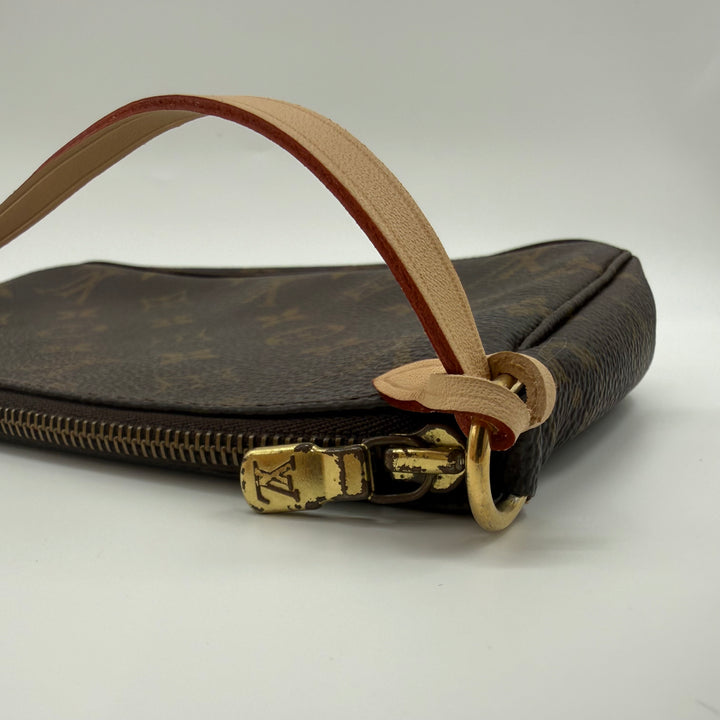 Louis Vuitton Pochette Accessories Brown Monogram Clutch Bag