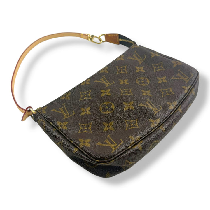 Louis Vuitton Pochette Accessories Brown Monogram Clutch Bag