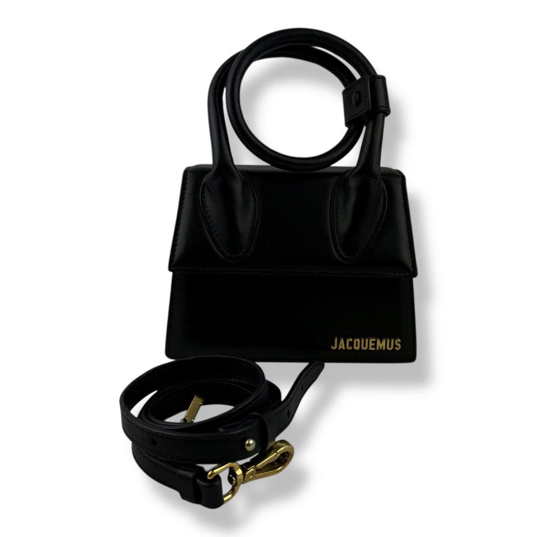 Jacquemus Le Chiquito Noeud Black Crossbody Handbag