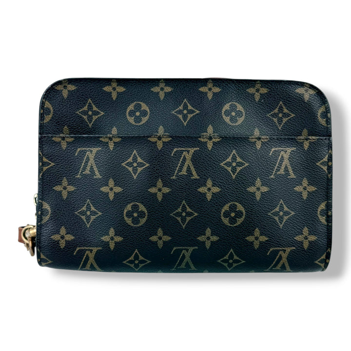 Louis Vuitton Brown Monogram Orsay Clutch Bag