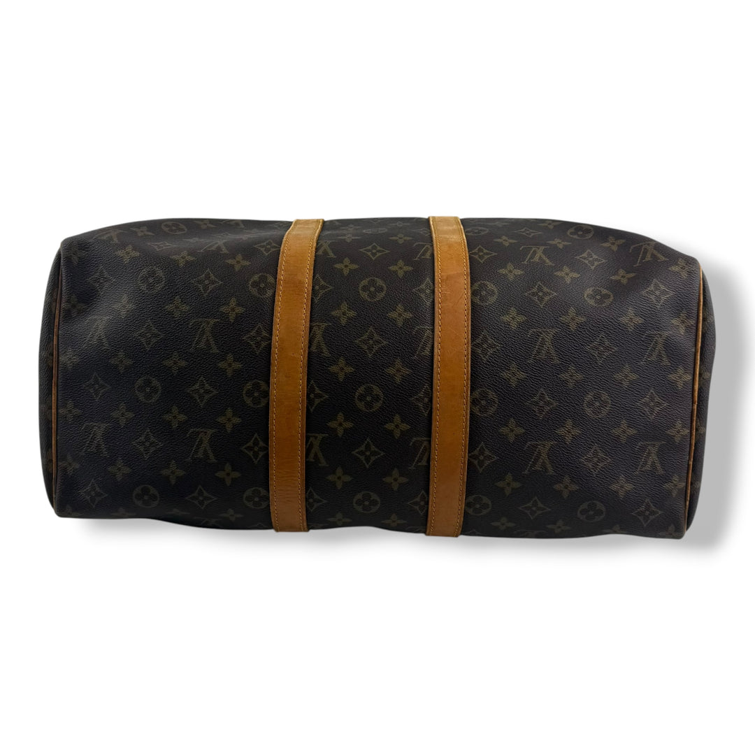 Louis Vuitton Vintage Brown Monogram 45 Keepall Duffle Bag