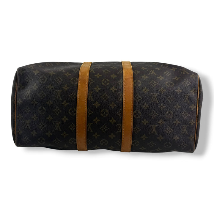 Louis Vuitton Vintage Brown Monogram 45 Keepall Duffle Bag