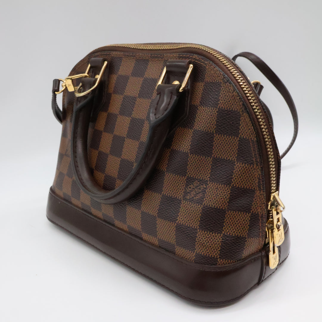 Louis Vuitton Brown Damier Ebene Alma BB Handbag