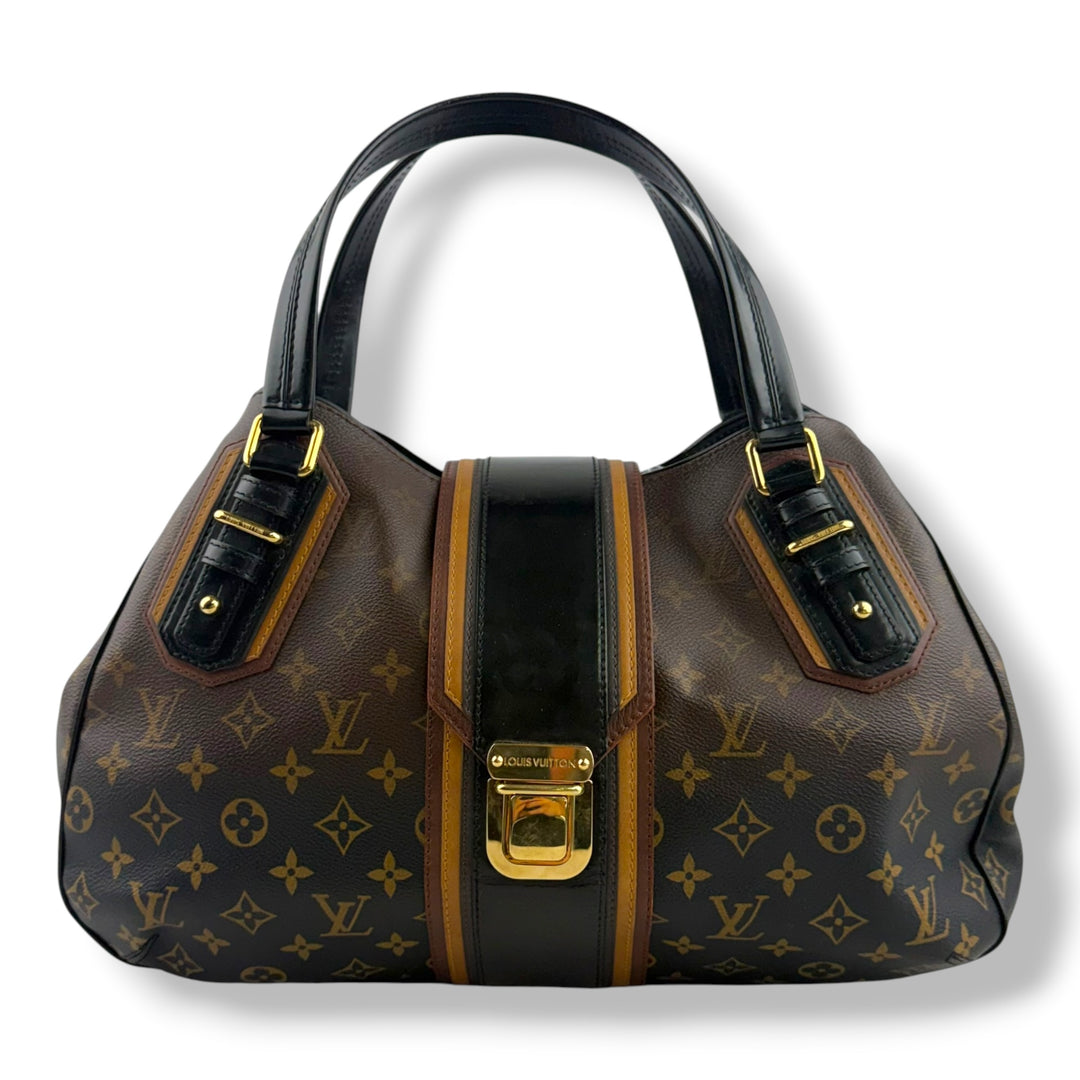 Louis Vuitton Limited Edition Noir Monogram Mirage Griet Handbag