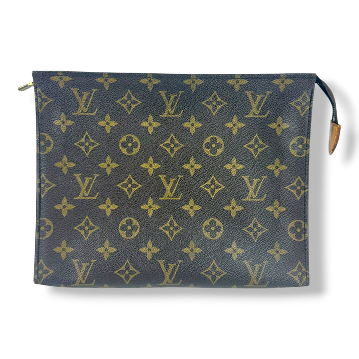 Louis Vuitton Vintage Brown Monogram Toiletry 26 Pouch