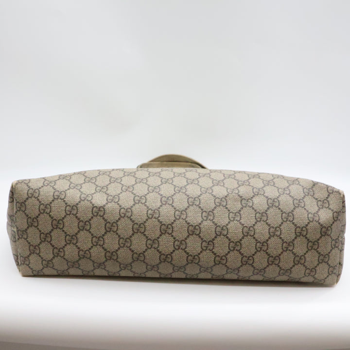 Gucci Canvas Beige\Brown Tote Handbag