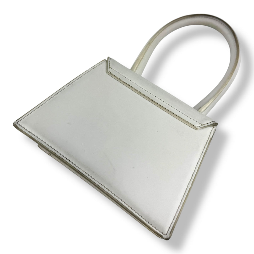 Jacquemus Le Chiquito Medium White Moyen Crossbody Handbag