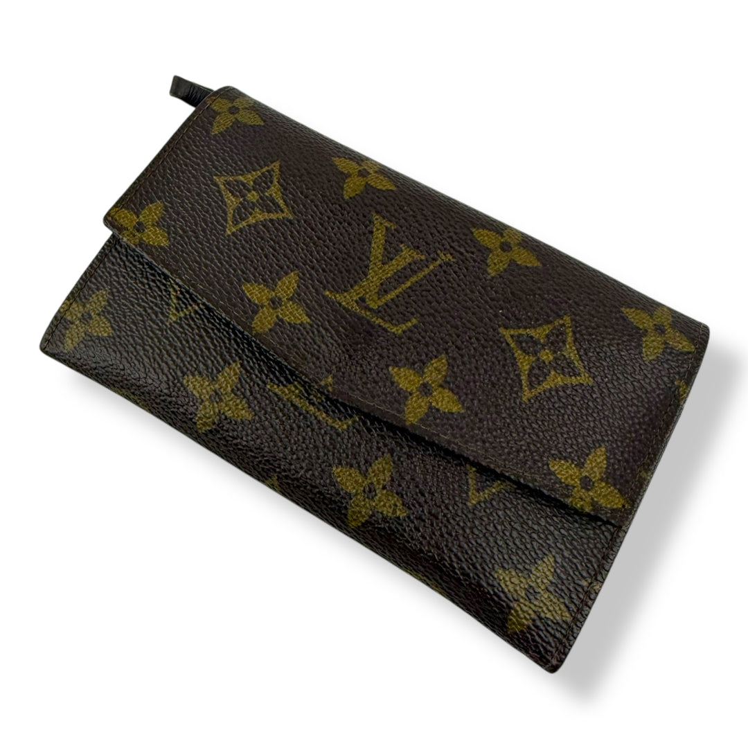 Louis Vuitton Vintage Small Sarah Brown Monogram Femme Wallet