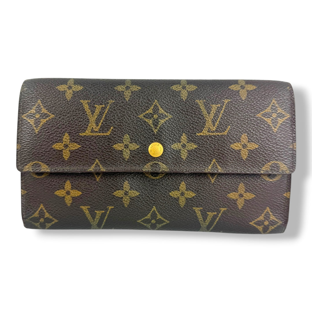 Louis Vuitton Trifold Brown Monogram Femme Wallet