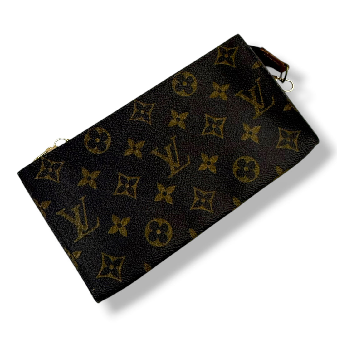 Louis Vuitton Brown Monogram Classic Signature Bucket Pouch