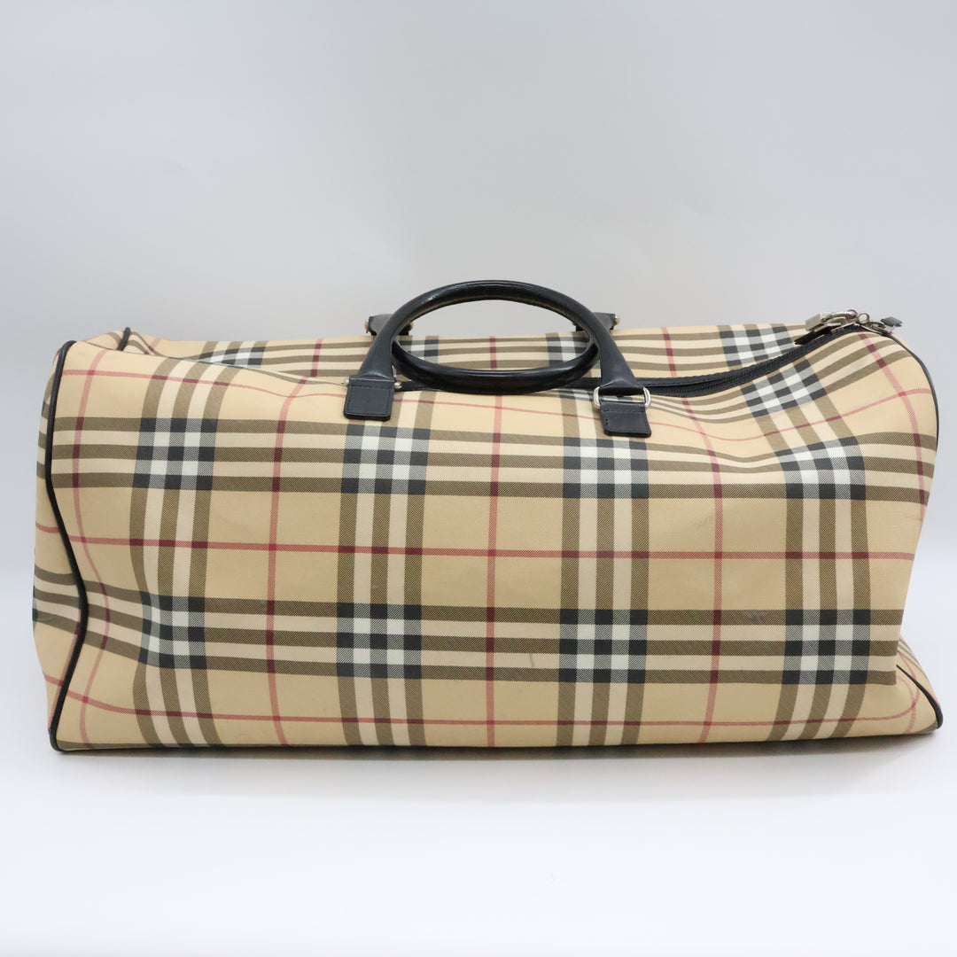 Burberry Check Duffle Beige Bag