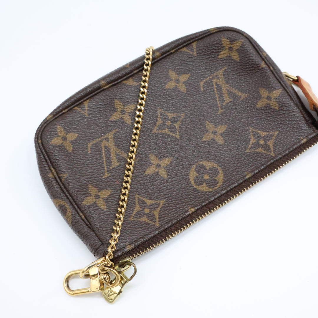 Louis Vuitton Mini Pochette Accessories Brown Monogram Bag