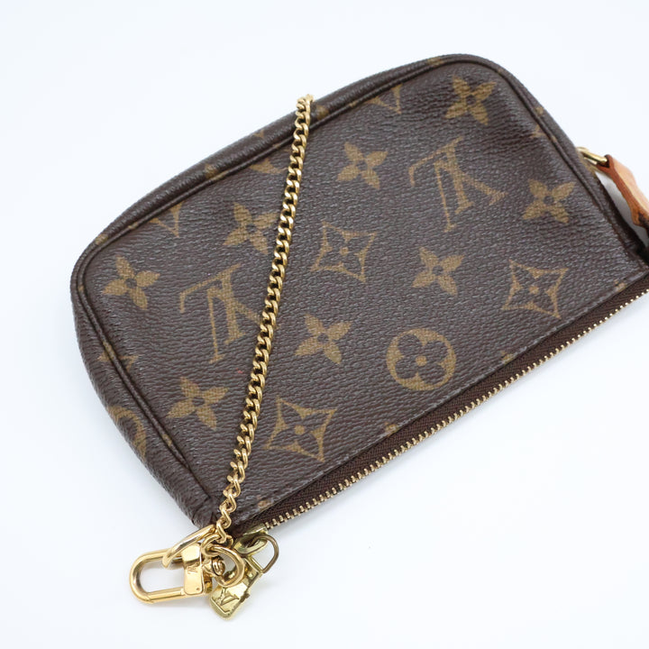 Louis Vuitton Mini Pochette Accessories Brown Monogram Bag