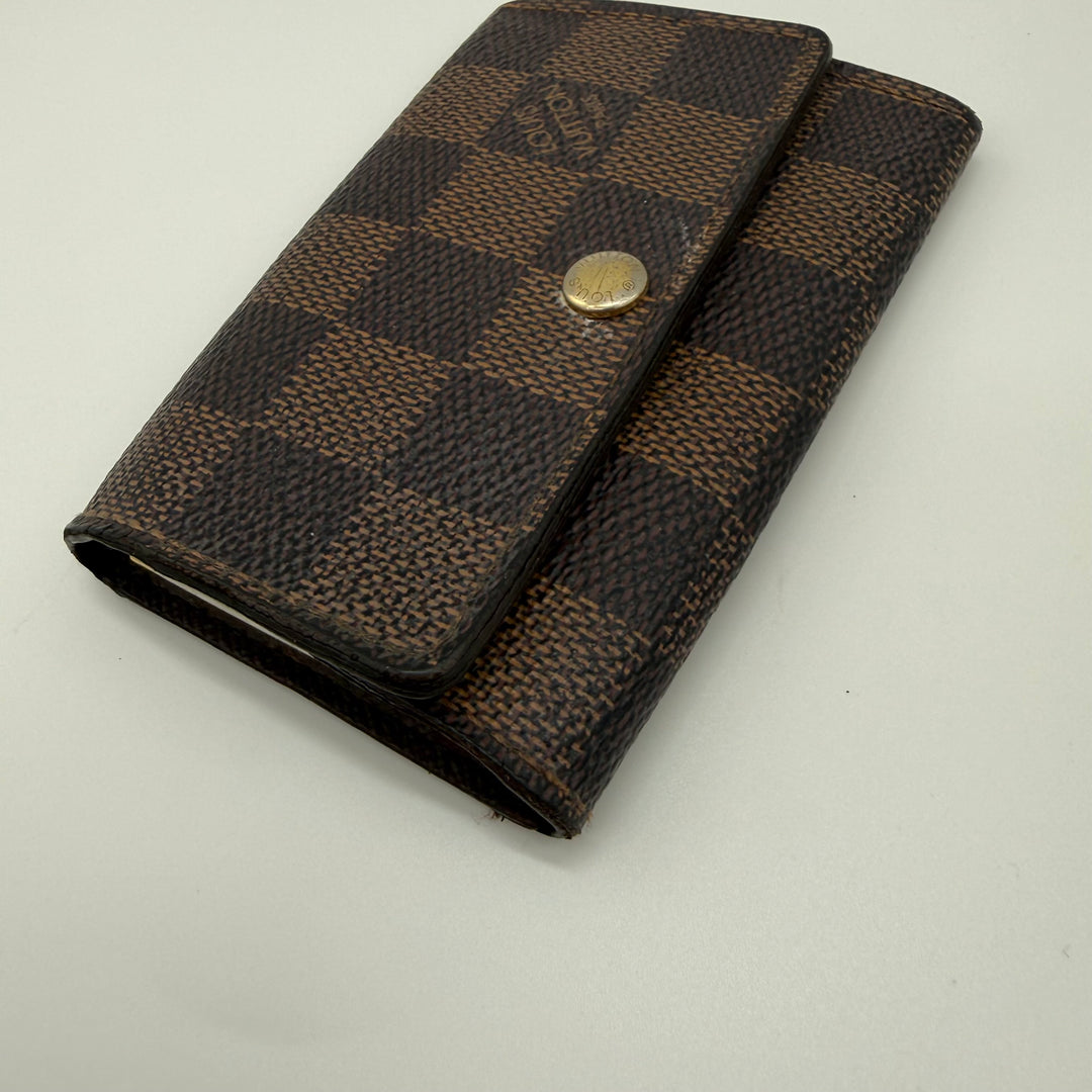 Louis Vuitton Brown Damier 6 Key Holder Purse