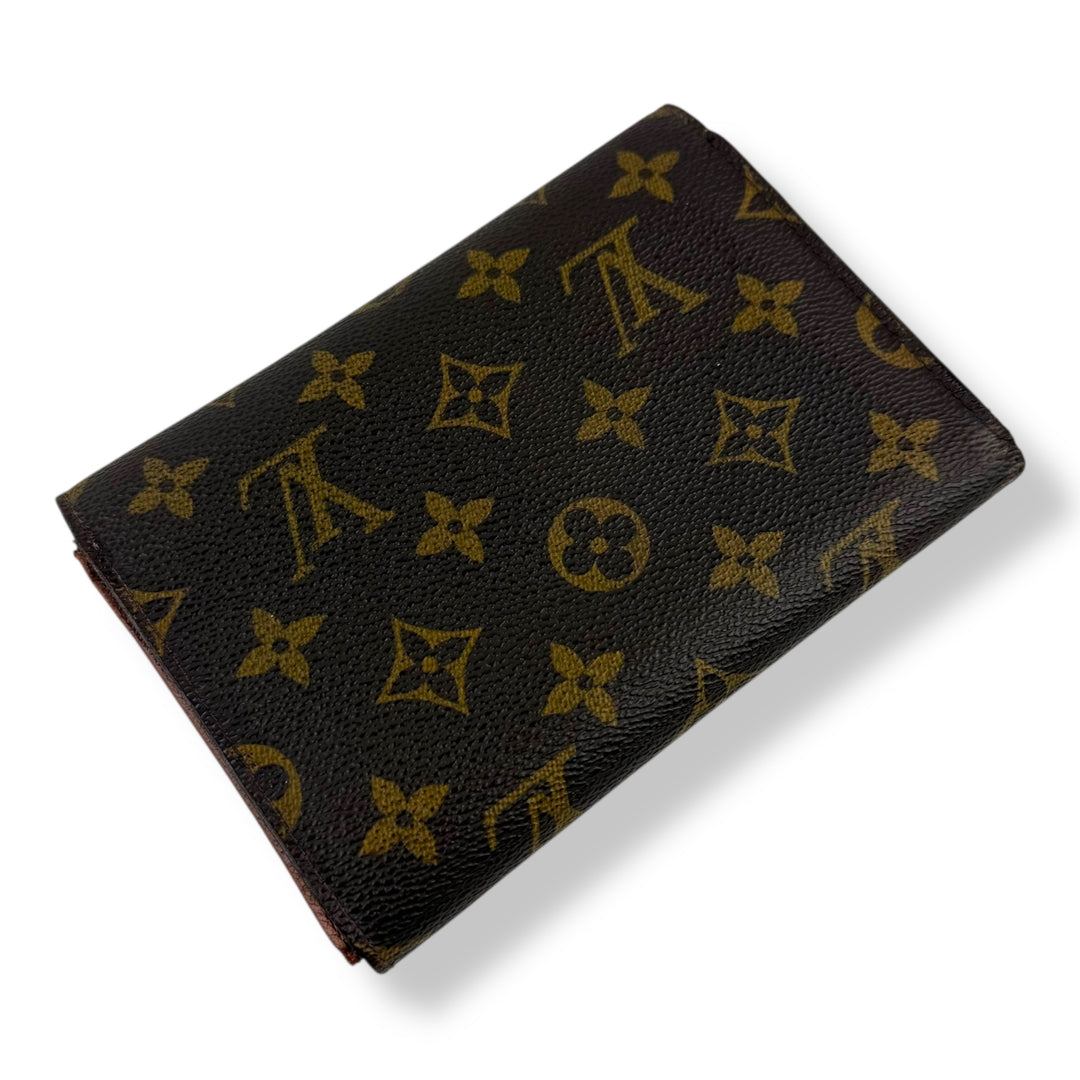 Louis Vuitton Trifold Brown Monogram International Femme Wallet