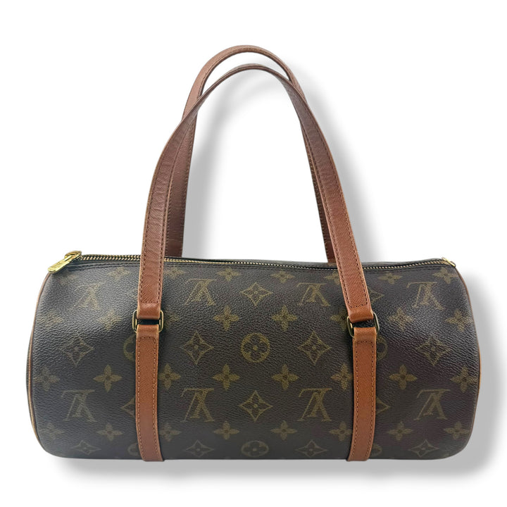 Louis Vuitton Vintage Brown Monogram Papillon 30 Handbag Set