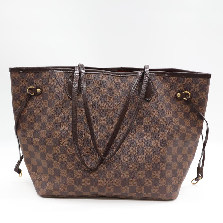 Louis Vuitton Brown Damier Neverfull MM Handbag