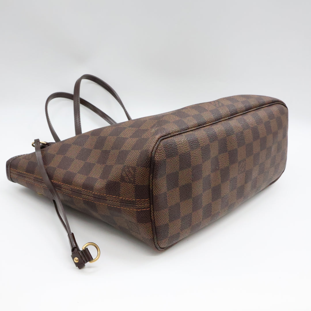 Louis Vuitton Brown Damier Neverfull PM Handbag