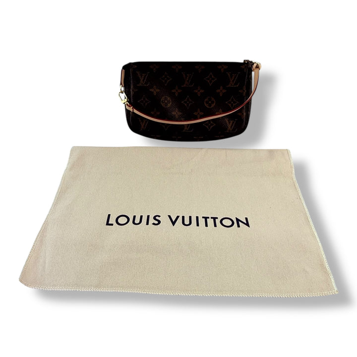 Louis Vuitton Pochette Accessories Brown Monogram Clutch Bag